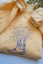 Load image into Gallery viewer, Floral Cowboy Boots Sweater (Softystyle) - Embroidered