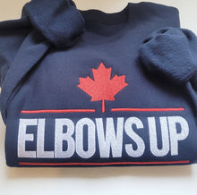 Load image into Gallery viewer, Elbows up Canadian Made Sweater - Embroidered
