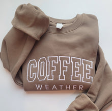Load image into Gallery viewer, Coffee Weather Sweater