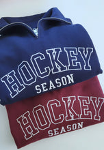 Load image into Gallery viewer, Hockey Season quarter Zip