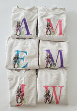 Load image into Gallery viewer, Embroidered Monogram Bunny Toddler Sweatshirt
