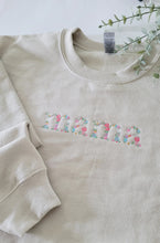 Load image into Gallery viewer, Embroidered floral MAMA