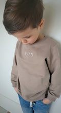 Load image into Gallery viewer, Custom Name baby/toddler sweatshirt - Embroidered
