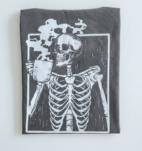 Load image into Gallery viewer, Coffee Skelly T-shirt