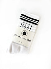 Load image into Gallery viewer, Mama Crew Socks | Striped Athletic Socks