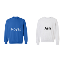 Load image into Gallery viewer, Blue bow baseball embroidered sweater - Go Jays Go (READY TO SHIP OR PICK-UP)