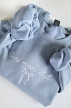 Load image into Gallery viewer, Boy Mom Club embroidered sweater
