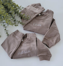 Load image into Gallery viewer, Custom Name baby/toddler sweatshirt - Embroidered