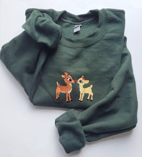 Load image into Gallery viewer, The Red Nose Reindeer crewneck - Embroidered
