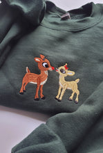 Load image into Gallery viewer, The Red Nose Reindeer crewneck - Embroidered
