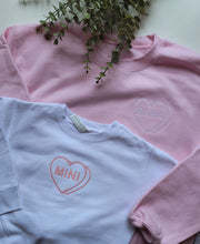 Load image into Gallery viewer, Mama Candy Heart Sweatershirt- Embroidered
