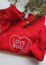 Load image into Gallery viewer, Love bug embroidered sweater - Toddler/Youth
