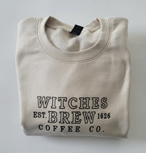 Load image into Gallery viewer, Witches Brew Coffee - Embroidered Crewneck Sweatshirt
