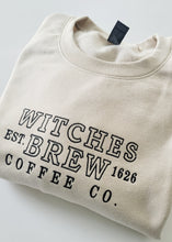 Load image into Gallery viewer, Witches Brew Coffee - Embroidered Crewneck Sweatshirt
