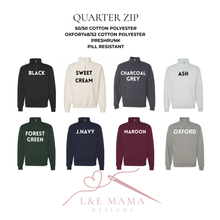 Load image into Gallery viewer, Hockey Season quarter Zip
