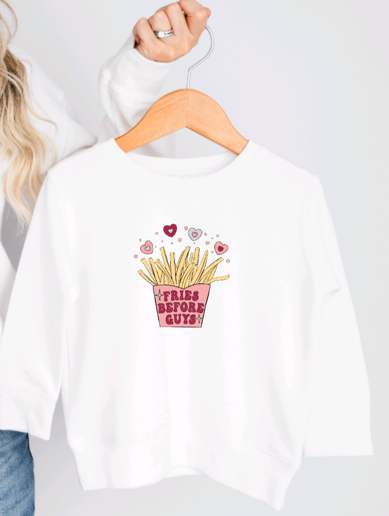 Fries Before Guys - Toddler sweater