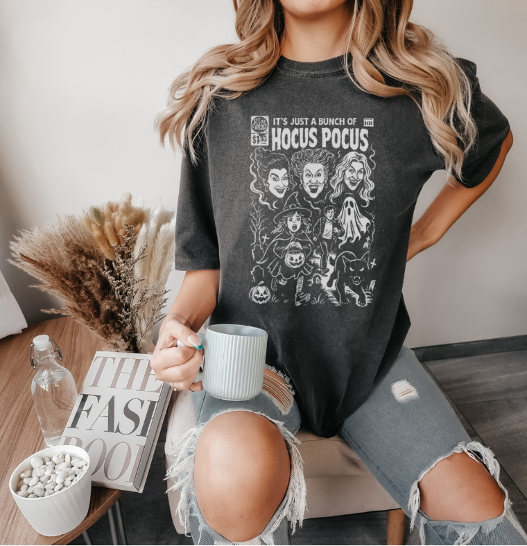 It's a bunch of Hocus Pocus - vintage t-shirt print (ready to ship/pick-up)