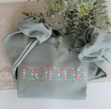 Load image into Gallery viewer, Custom Floral Sweater
