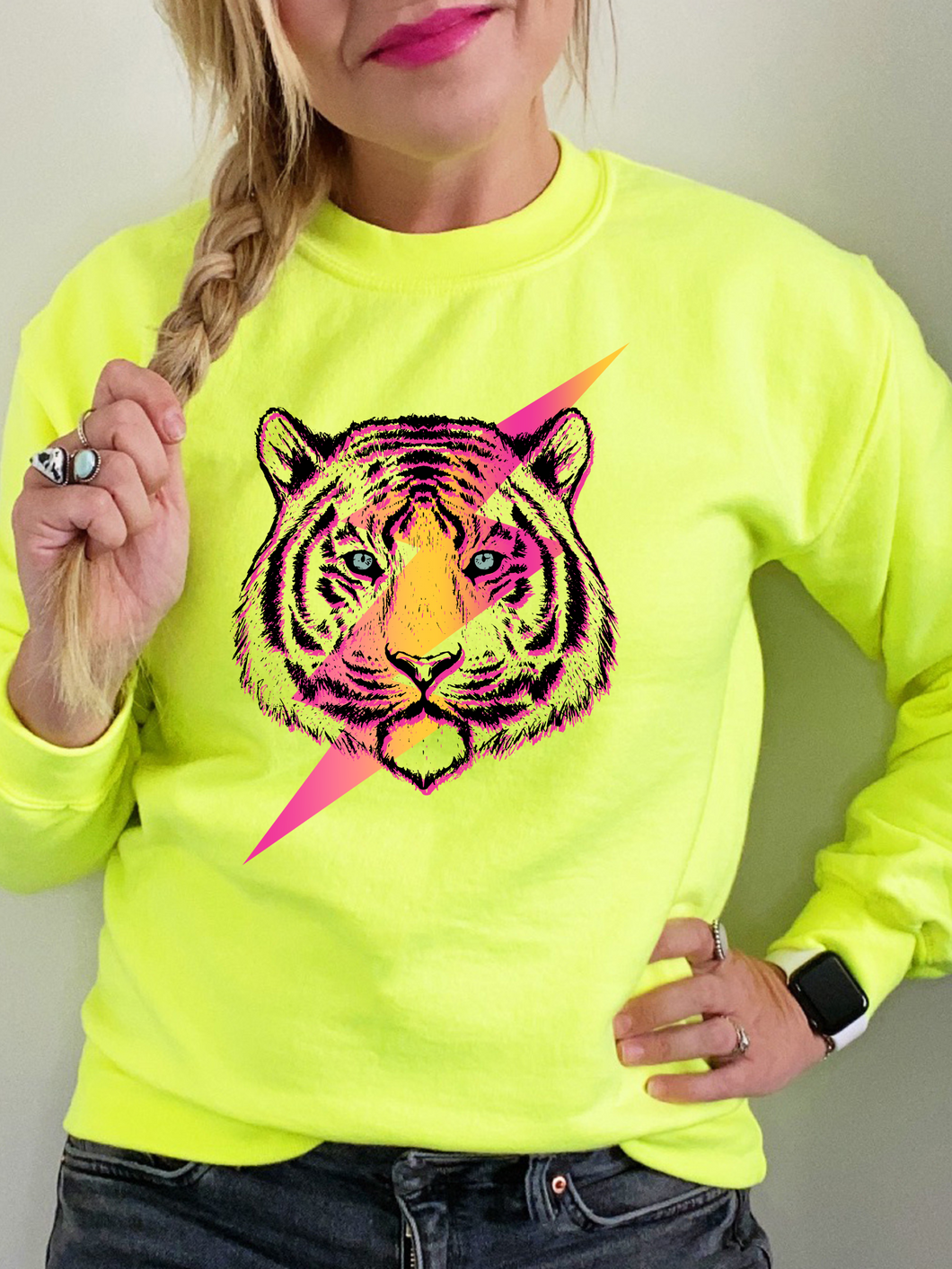 Tiger graphic sweatshirt