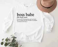 Load image into Gallery viewer, Boss Babe Crewneck
