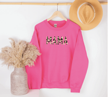 Load image into Gallery viewer, Leopard Print Mama Crewneck

